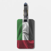 Flagge der VAE Gepäckanhänger (Rückseite vertikal)