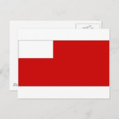 Flagge der Vereinigten Arabischen Emirate Abu Dhab Postkarte (Vorne/Hinten)