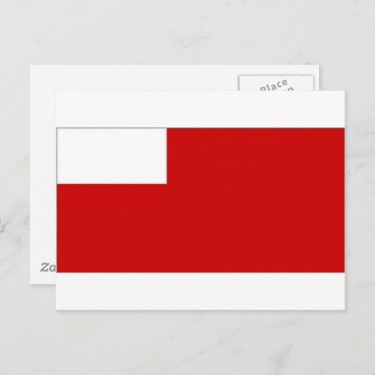 Flagge der Vereinigten Arabischen Emirate Abu Dhab Postkarte (Vorne/Hinten)