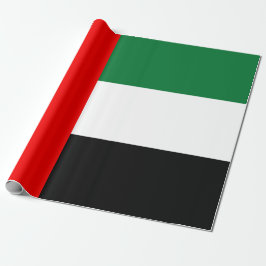Flagge der Vereinigten Arabischen Emirate (AE) Geschenkpapier