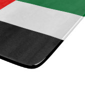 Flagge der Vereinigten Arabischen Emirate (AE) Schneidebrett (Ecke)