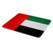 Flagge der Vereinigten Arabischen Emirate (AE) Schneidebrett (Ecke)
