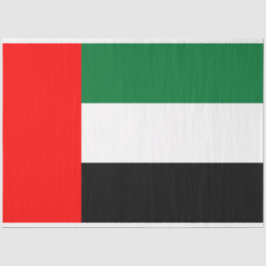 Flagge der Vereinigten Arabischen Emirate (AE) Seidenpapier