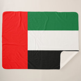 Flagge der Vereinigten Arabischen Emirate (AE) Sherpadecke