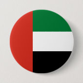 Flagge der Vereinigten Arabischen Emirate Button (Vorderseite)