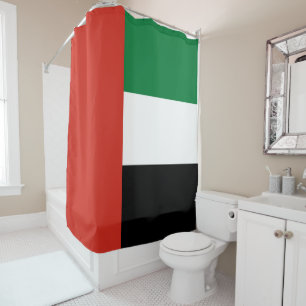 Flagge der Vereinigten Arabischen Emirate Duschvorhang