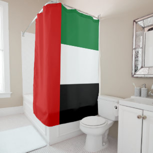 Flagge der Vereinigten Arabischen Emirate Duschvorhang