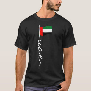 Flagge der Vereinigten Arabischen Emirate für die T-Shirt