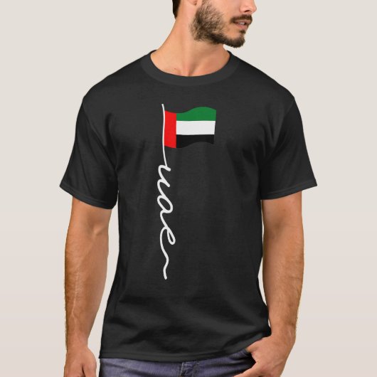 Flagge der Vereinigten Arabischen Emirate für die  T-Shirt (Vorderseite)