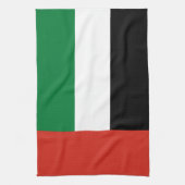 Flagge der Vereinigten Arabischen Emirate Geschirrtuch (Vertikal)