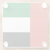 Flagge der Vereinigten Arabischen Emirate Glasuntersetzer (Rückseite)