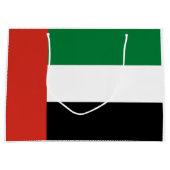 Flagge der Vereinigten Arabischen Emirate Große Geschenktüte (Vorderseite)