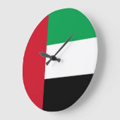 Flagge der Vereinigten Arabischen Emirate Große Wanduhr (Winkel)