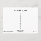 Flagge der Vereinigten Arabischen Emirate in Not Postkarte (Rückseite)