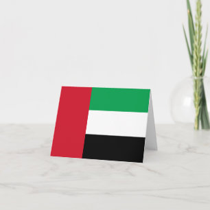 Flagge der Vereinigten Arabischen Emirate Karte