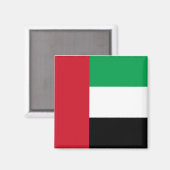 Flagge der Vereinigten Arabischen Emirate Magnet (Vorderseite/Rückseite)