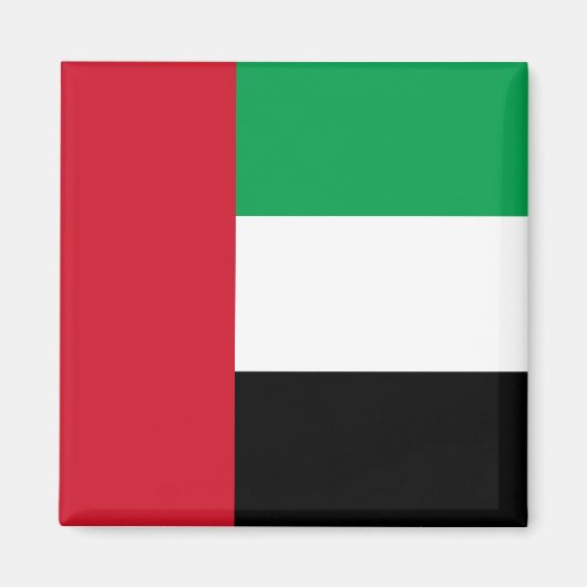 Flagge der Vereinigten Arabischen Emirate Magnet (Vorne)