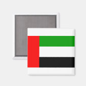 Flagge der Vereinigten Arabischen Emirate Magnet (Vorderseite/Rückseite)