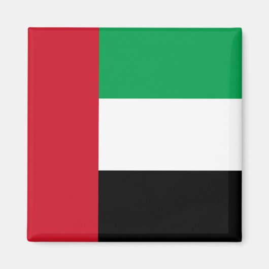 Flagge der Vereinigten Arabischen Emirate Magnet (Vorne)