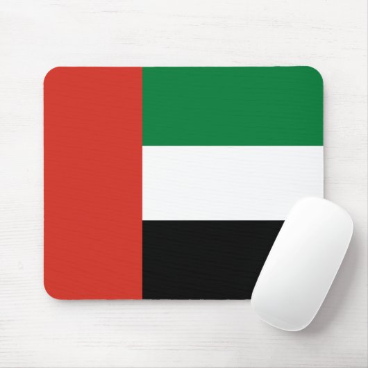 Flagge der Vereinigten Arabischen Emirate Mousepad (Mit Mouse)