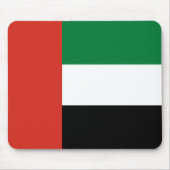 Flagge der Vereinigten Arabischen Emirate Mousepad (Vorne)