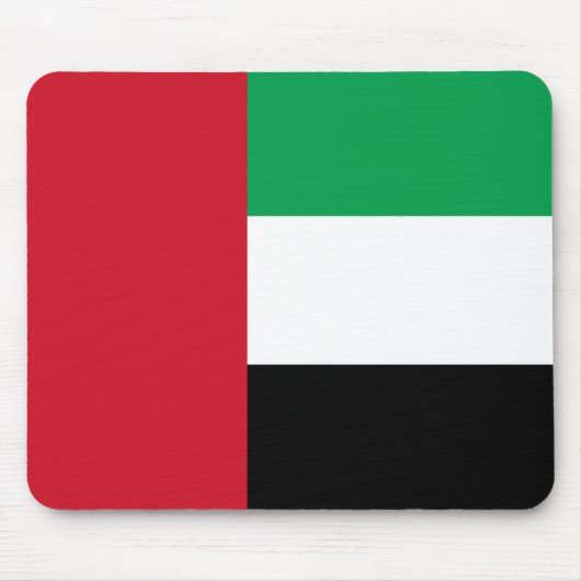 Flagge der Vereinigten Arabischen Emirate Mousepad (Vorne)