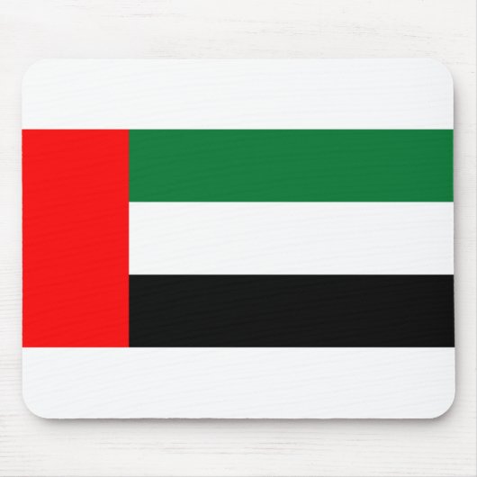 Flagge der Vereinigten Arabischen Emirate Mousepad (Vorne)