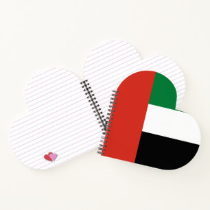Flagge der Vereinigten Arabischen Emirate Notizblock