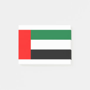 Flagge der Vereinigten Arabischen Emirate Post-it Klebezettel
