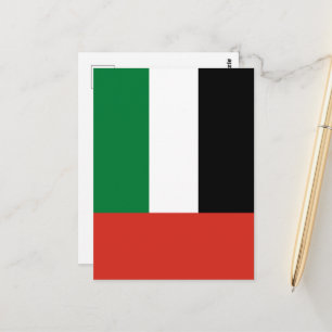 Flagge der Vereinigten Arabischen Emirate Postkarte