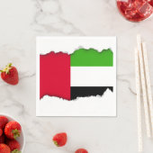 Flagge der Vereinigten Arabischen Emirate Serviette (Beispiel)