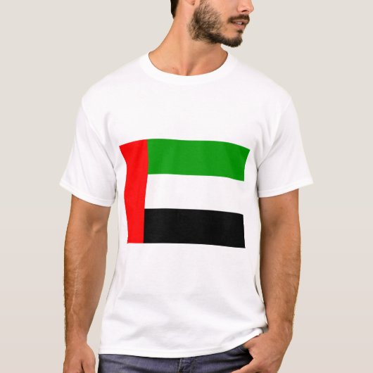 Flagge der Vereinigten Arabischen Emirate T-Shirt (Vorderseite)