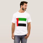 Flagge der Vereinigten Arabischen Emirate T-Shirt (Vorne ganz)