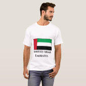 Flagge der Vereinigten Arabischen Emirate T-Shirt (Vorne ganz)