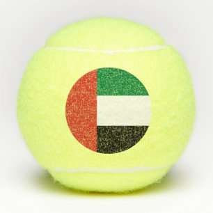 Flagge der Vereinigten Arabischen Emirate Tennisbälle