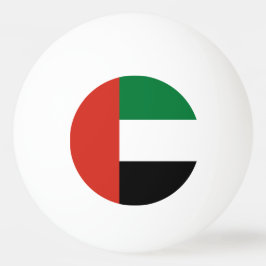 Flagge der Vereinigten Arabischen Emirate Tischtennisball