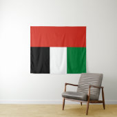 Flagge der Vereinigten Arabischen Emirate Wandteppich (Beispiel (Horizontal))