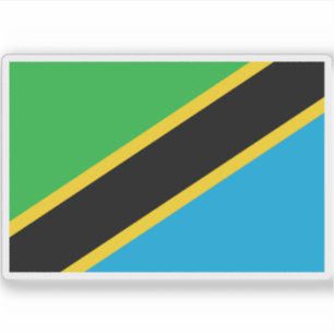 Flagge der Vereinigten Republik Tansania Aufkleber
