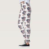 Flagge der Vereinigten Staaten. Amerika Leggings (Links)