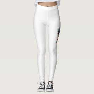 Flagge der Vereinigten Staaten. Amerika Leggings