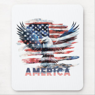 Flagge der Vereinigten Staaten. Amerika Mousepad