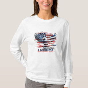 Flagge der Vereinigten Staaten. Amerika T-Shirt