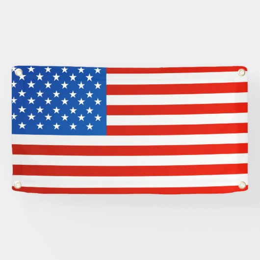 Flagge der Vereinigten Staaten Banner (Horizontal)
