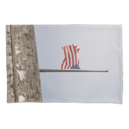 Flagge der Vereinigten Staaten bei Half-Mast (USA) Kissenbezug