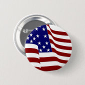 Flagge der Vereinigten Staaten Button (Vorne & Hinten)