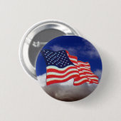 FLAGGE DER VEREINIGTEN STAATEN BUTTON (Vorne & Hinten)