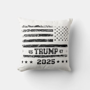 Flagge der Vereinigten Staaten.Donald Trump. Kissen