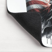 Flagge der Vereinigten Staaten. Firefighter Mousepad (Ecke)