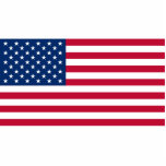 Flagge der Vereinigten Staaten Fotoskulptur Ornament<br><div class="desc">Ich habe diese bestellt,  ich stelle mir vor,  sie glänzend und dick mit einem kleinen weißen Tab und einem Loch darin für Dinge,  die hängen.Wählen Sie aus einem Ornament,  Magnet,  Button,  Fotoskulptur und Schlüsselring.</div>