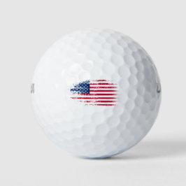 Flagge der Vereinigten Staaten Golfball